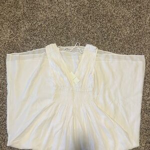 Abercrombie & Fitch White Maxi Dress